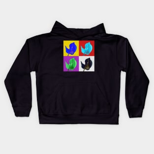 Cyclamen Modern Art Kids Hoodie